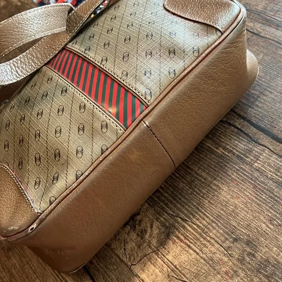 Gucci Authentic Original 70’s 6 Piece Boston Collection Tan and Red - Picture 6 of 17